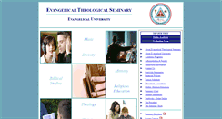 Desktop Screenshot of evangelicaltheologicalseminary.edu