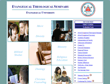 Tablet Screenshot of evangelicaltheologicalseminary.edu